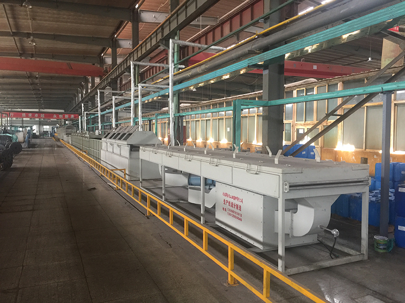 钢丝热处理涂硼生产线